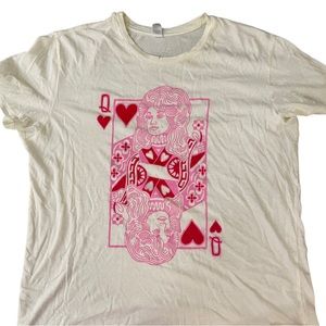 Dolly Parton Cream Colored Cotton T-shirt / Size XL